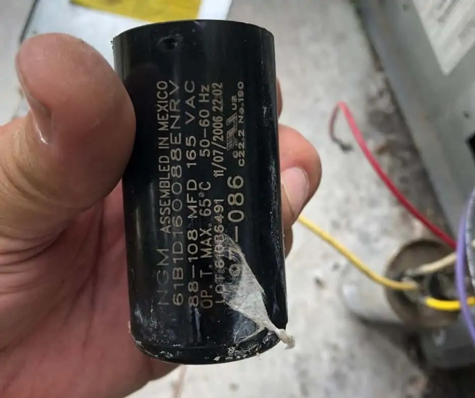How Does A Faulty Air Conditioner Capacitor Appear?