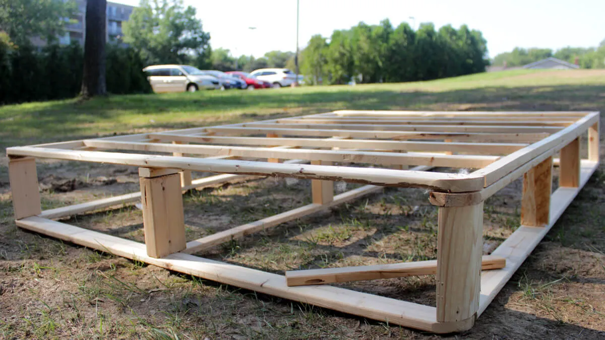 Box Spring Wooden Frame