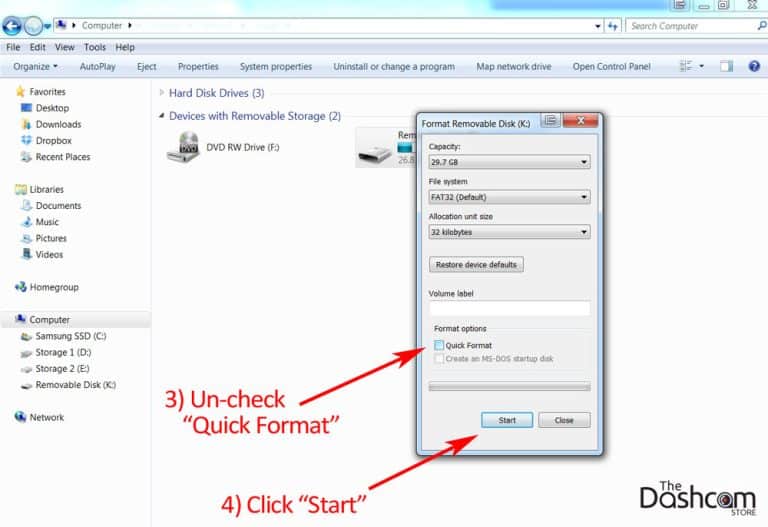 How To Format SD Card For Dash Cam? RVing Beginner