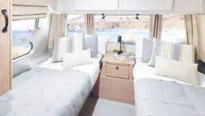 travel trailers with twin beds