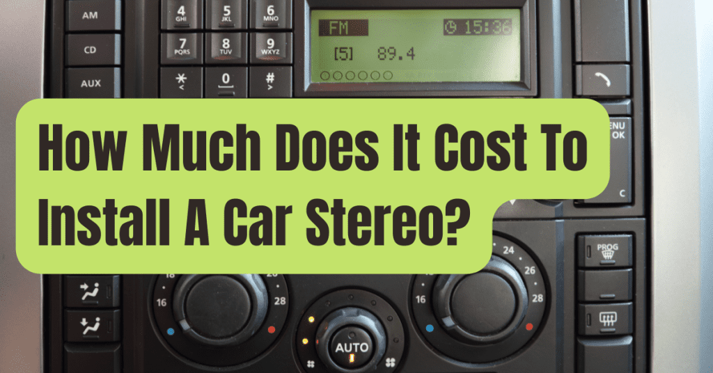 How To Wire a Car Stereo From Scratch? RVing Beginner