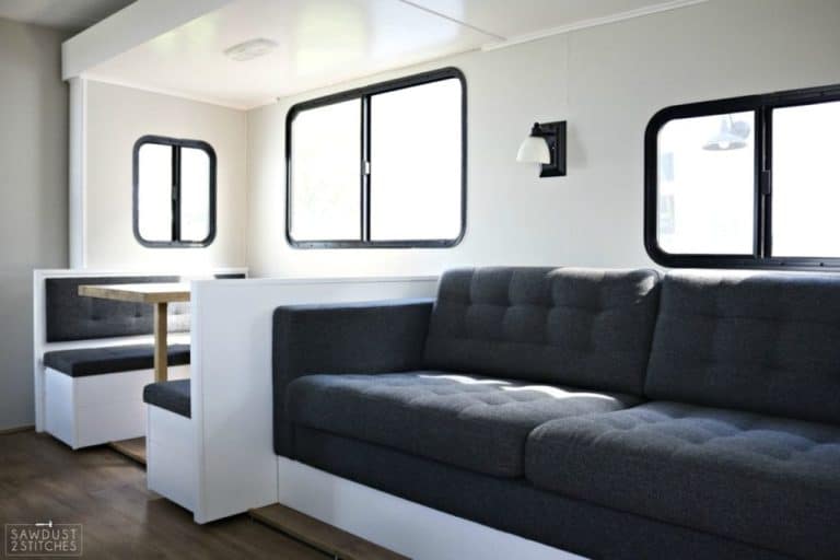Convert RV To Sofa RVing Beginner