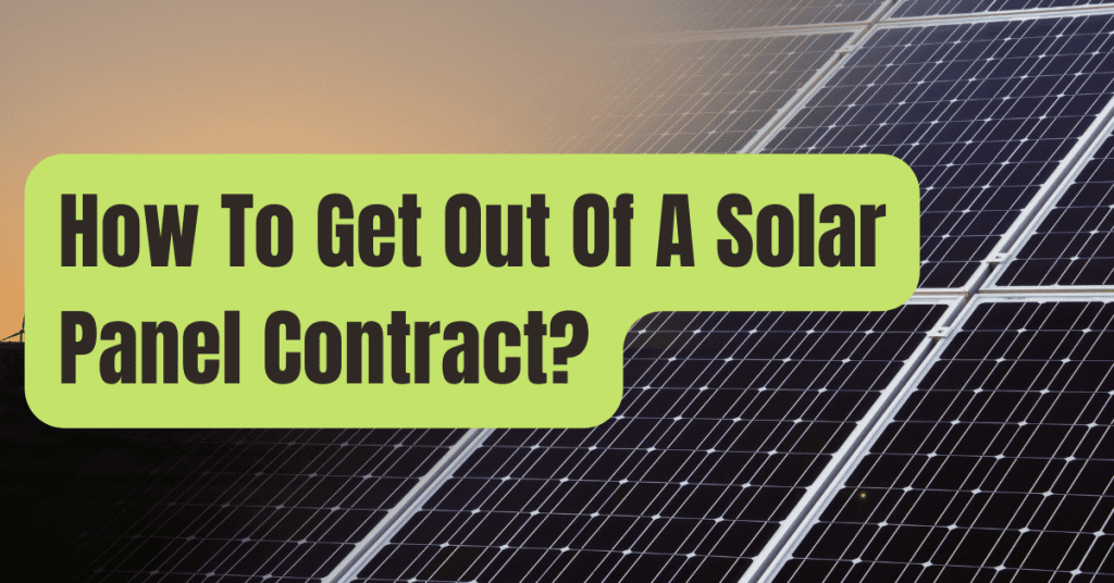 How to Get out of a Solar Lease Contract RVing Beginner