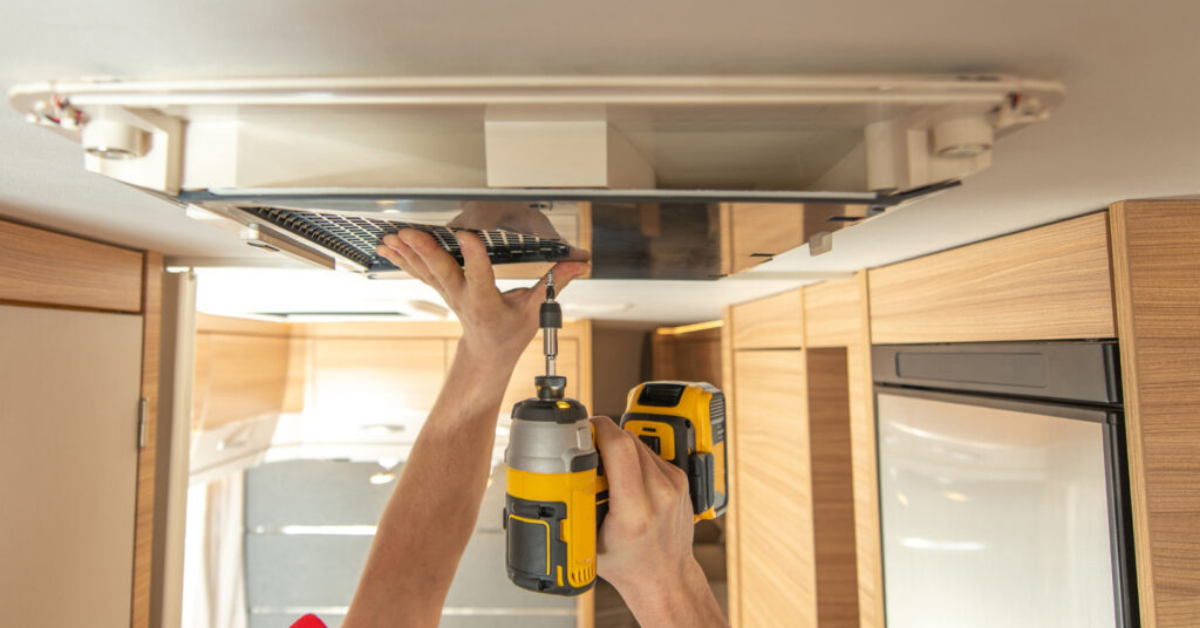 How To Install a Fantastic Vent / Fan RVing Beginner