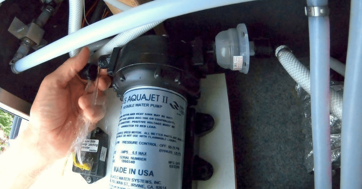 RV Water Pump Runs But No Water RVing Beginner